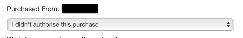 Formular zum Stornieren